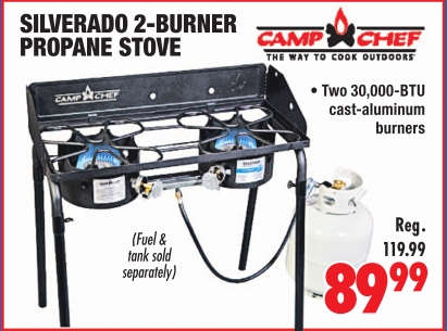 SILVERADO 2 BURNER PROPANE STOVE Big 5 Sporting Goods