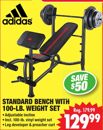 Big 5 weight bench set sale