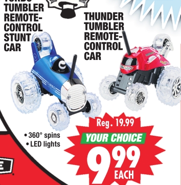 turbo tumbler remote control car